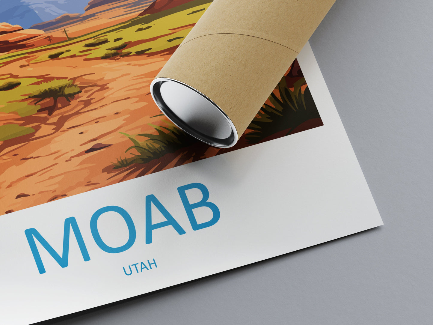 Moab Travel Print Wall Art Moab Wall Hanging Home Décor Moab Gift Art Lovers Utah Art Lover Gift Travel Poster