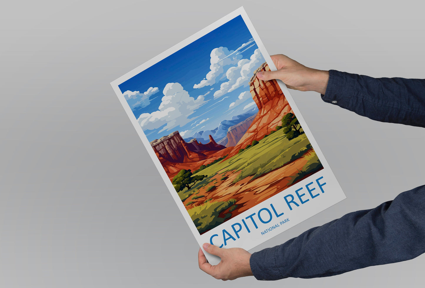 Capitol Reef National Park Travel Print Wall Art Capitol Reef National Park Wall Hanging Home Décor Capitol Reef National Park Art Lovers