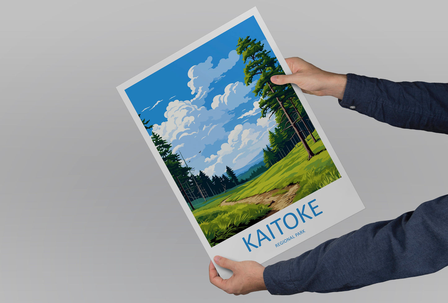 Kaitoke Regional Park Travel Print Wall Art Kaitoke Regional Park Wall Hanging Home Décor Kaitoke Regional Park Gift Art Lovers New Zealand