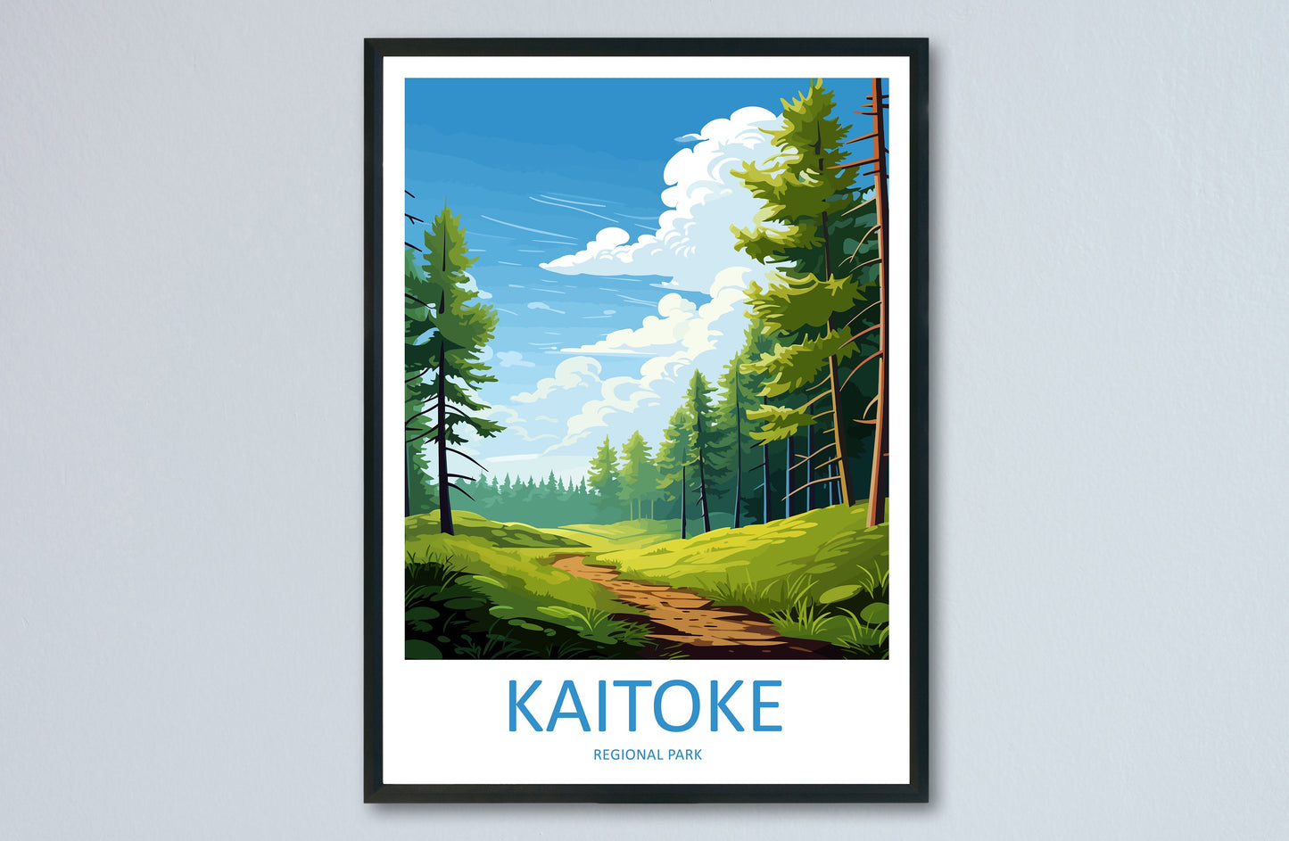 Kaitoke Regional Park Travel Print Wall Art Kaitoke Regional Park Wall Hanging Home Décor Kaitoke Regional Park Gift Art Lovers New Zealand