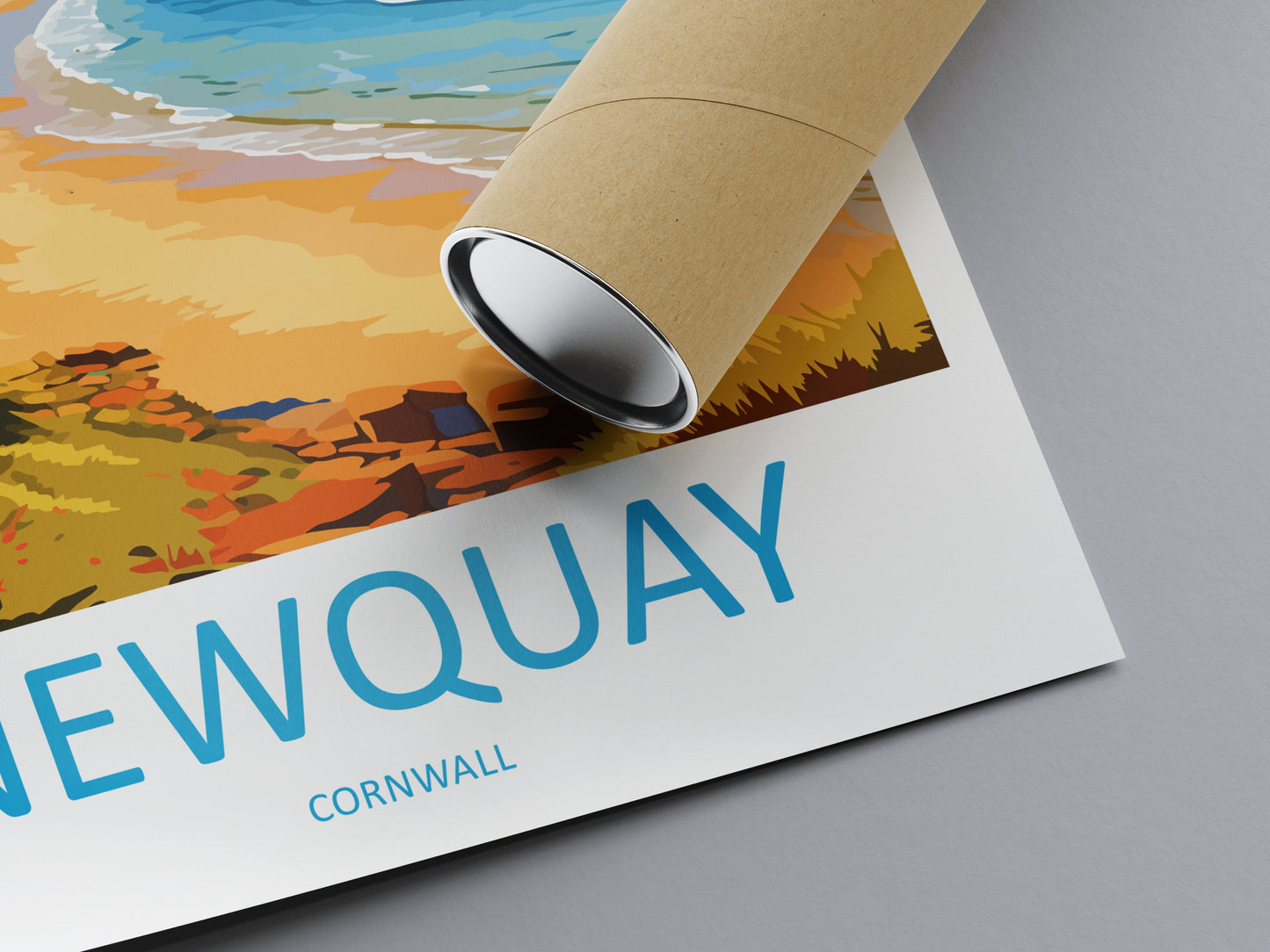 Newquay Travel Print Wall Art Newquay Wall Hanging Home Décor Newquay Gift Art Lovers Cornwall Art Newquay Gift