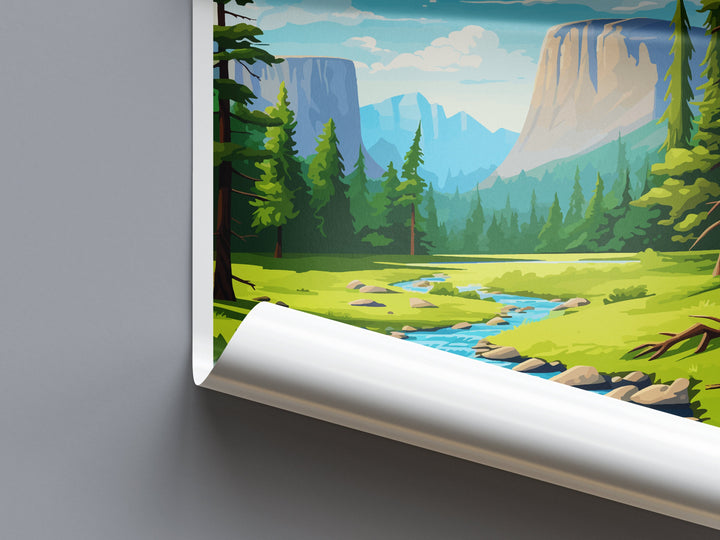 Yosemite Travel Print Wall Art Yosemite Wall Hanging Home Decor National Park Gift Yosemite Lovers National Park Wall Yosemite National Park