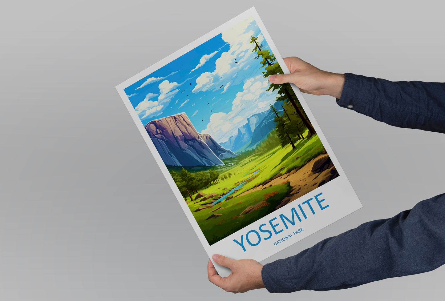Yosemite Travel Print Wall Art Yosemite Wall Hanging Home Decor National Park Gift Yosemite Lovers National Park Wall Yosemite National Park