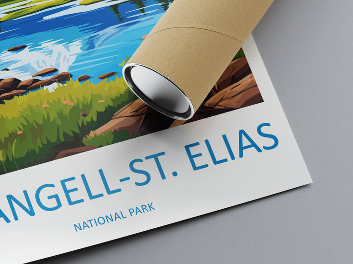 Wrangell-St. Elias National Park Travel Print Wall Art Wrangell-St. Elias National Park Wall Hanging Home Décor Wrangell-St. Elias National