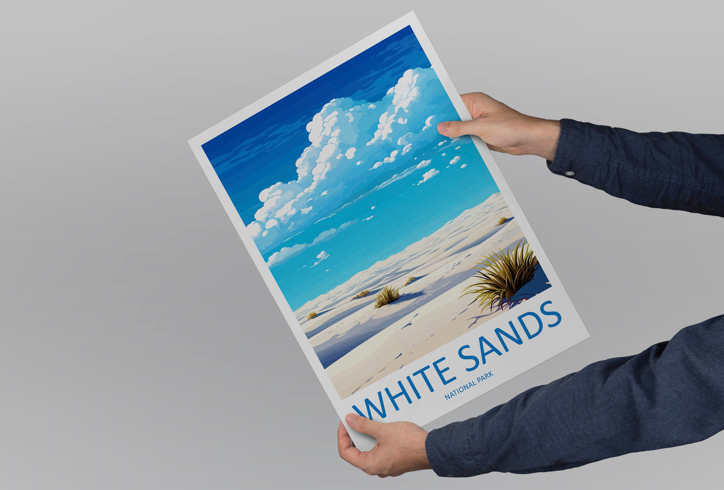 White Sands National Park Travel Print Wall Art White Sands National Park Wall Hanging Home Décor White Sands National Park Art Gift Poster