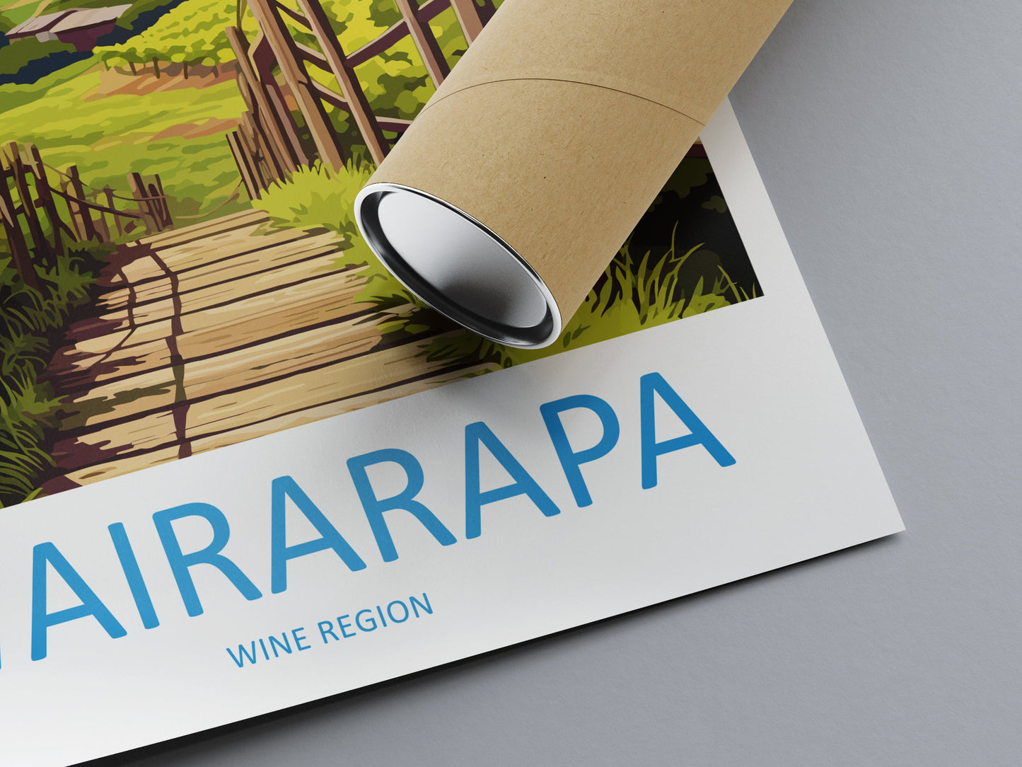 Wairarapa Wine Region Travel Print Wall Art Wairarapa Wine Region Wall Hanging Home Décor Wairarapa Wine Region Gift Art Lovers New Zealand