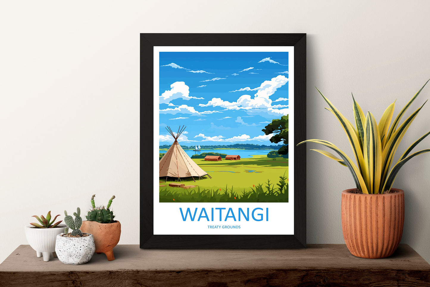 Waitangi Treaty Grounds Travel Print Wall Art Waitangi Treaty Grounds Wall Hanging Home Décor Waitangi Treaty Grounds New Zealand