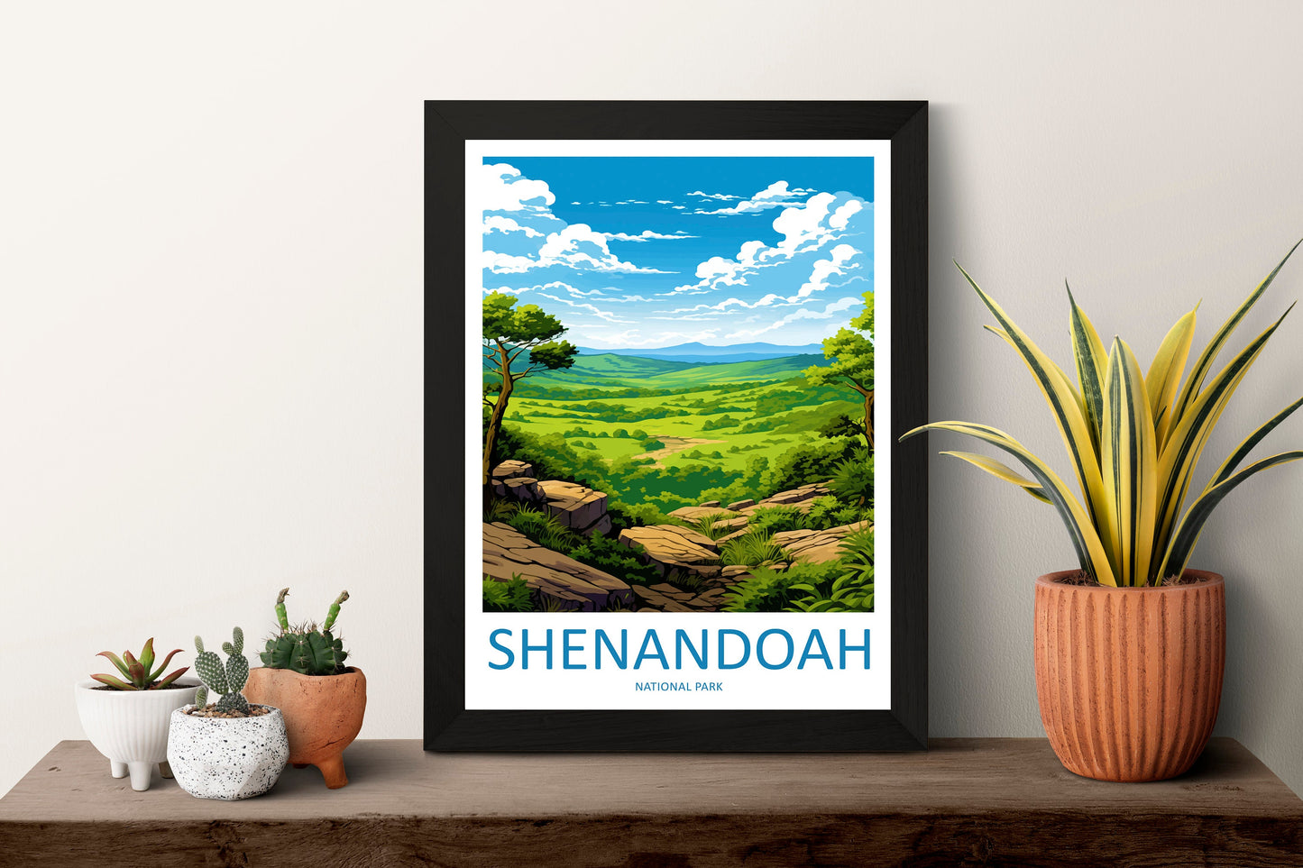 Shenandoah National Park Travel Print Wall Art Shenandoah National Park Wall Hanging Home Décor Shenandoah National Park Art Gift Poster