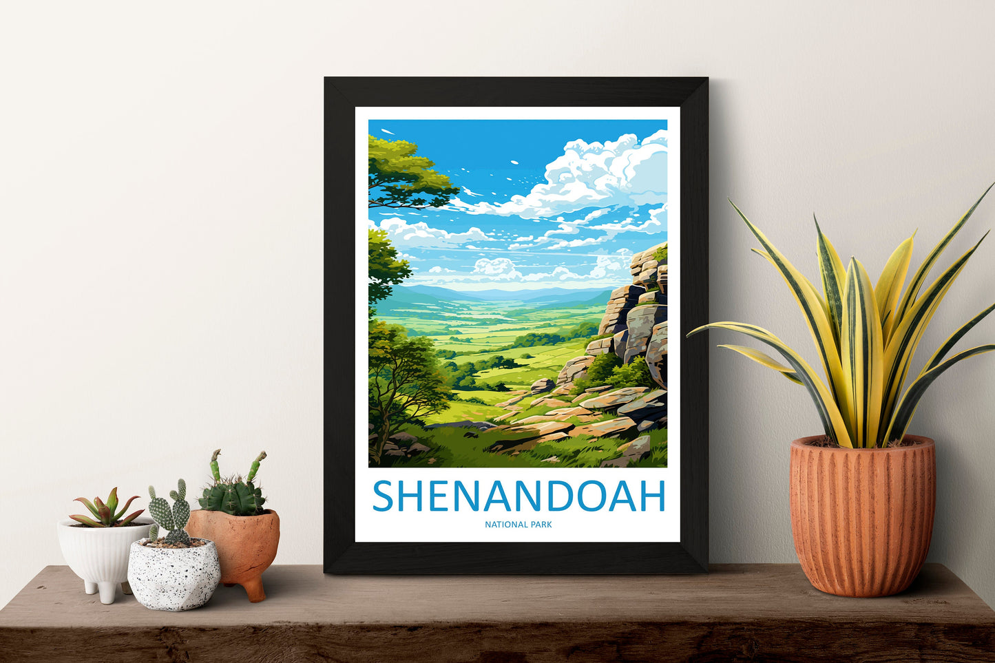 Shenandoah National Park Travel Print Wall Art Shenandoah National Park Wall Hanging Home Décor Shenandoah National Park Art Gift Poster