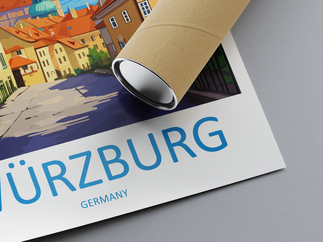 Würzburg Travel Print Wall Art Würzburg Wall Hanging Home Decor Würzburg Gift Art Lovers Wall Art Print Art Würzburg Germany