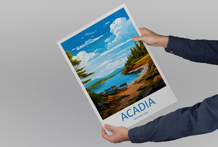 Acadia National Park Travel Print Wall Art Acadia National Park Wall Hanging Home Décor Acadia National Park Gift Art Lovers National Park