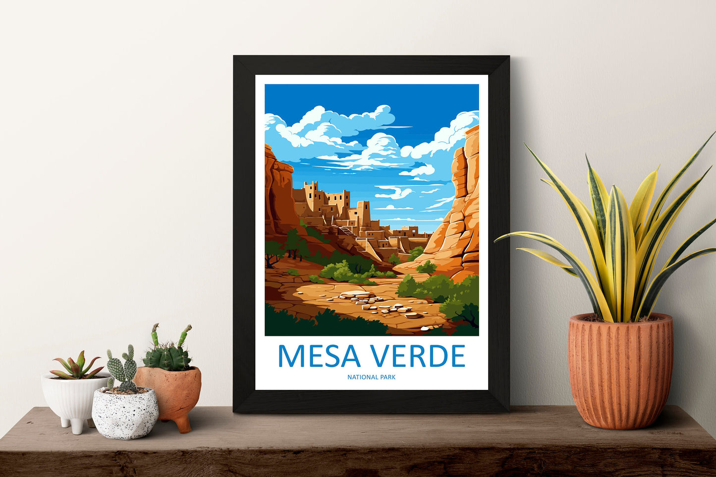 Mesa Verde National Park Travel Print Wall Art Mesa Verde Wall Hanging Home Décor Mesa Verde Gift Art Lovers Colorado Art Gift Lover Print