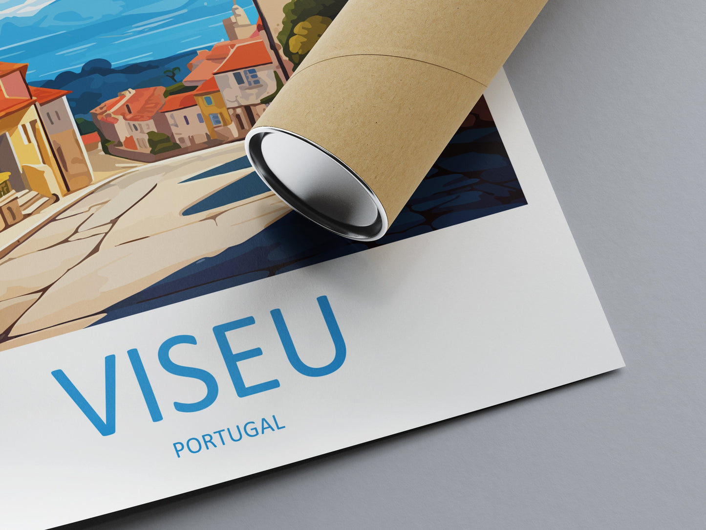Viseu Travel Print Wall Art Viseu Wall Hanging Home Décor Viseu Gift Art Lovers Portugal Art Lover Gift Viseu Wall Décor