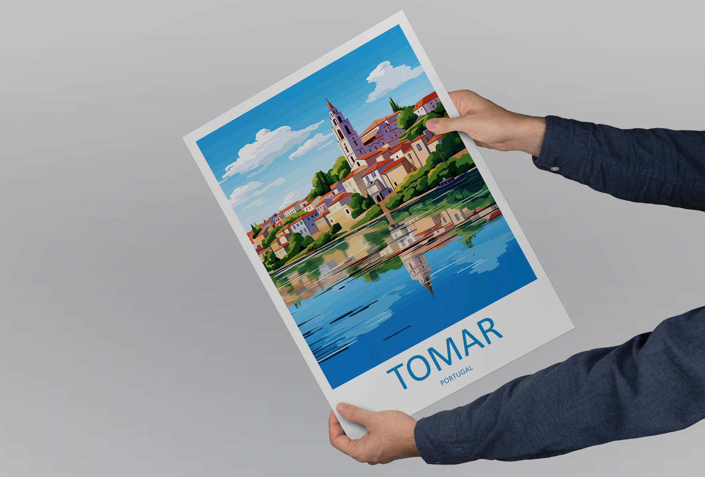 Tomar Travel Print Wall Art Tomar Wall Hanging Home Décor Tomar Gift Art Lovers Portugal Art Lover Gift Tomar Wall Décor