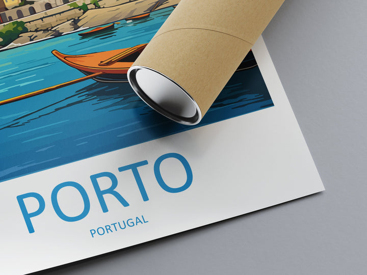 Porto Travel Print Wall Art Porto Wall Hanging Home Décor Porto Gift Art Lovers Portugal Art Lover Gift Porto Wall Décor Porto Travel Art