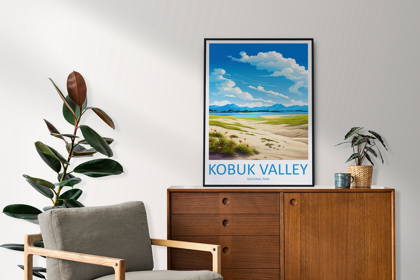 Kobuk Valley National Park Travel Print Wall Art Kobuk Valley Wall Hanging Home Décor Kobuk Valley Gift Art Lovers Alaska Art Lover Gift