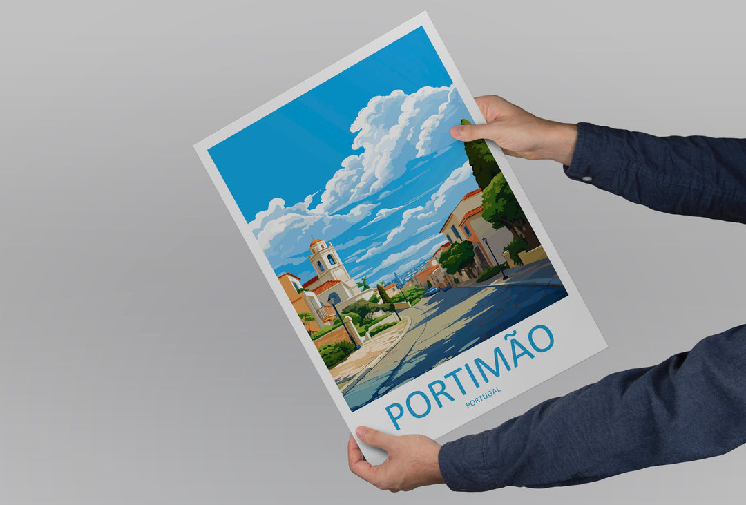 Portimão Travel Print Wall Art Portimão Wall Hanging Home Décor Portimão Gift Art Lovers Portugal Art Lover Gift Portimão Wall Décor