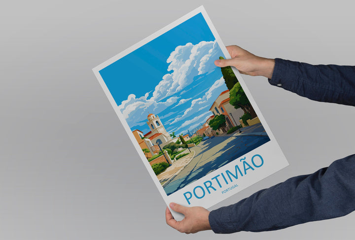 Portimão Travel Print Wall Art Portimão Wall Hanging Home Décor Portimão Gift Art Lovers Portugal Art Lover Gift Portimão Wall Décor