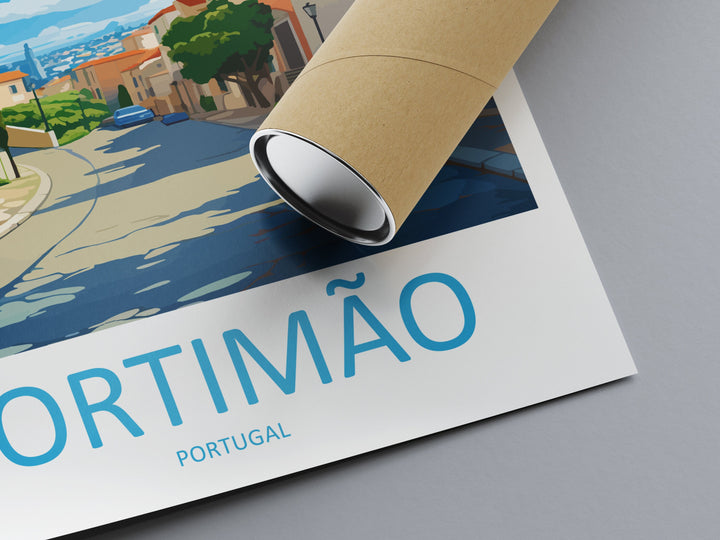Portimão Travel Print Wall Art Portimão Wall Hanging Home Décor Portimão Gift Art Lovers Portugal Art Lover Gift Portimão Wall Décor