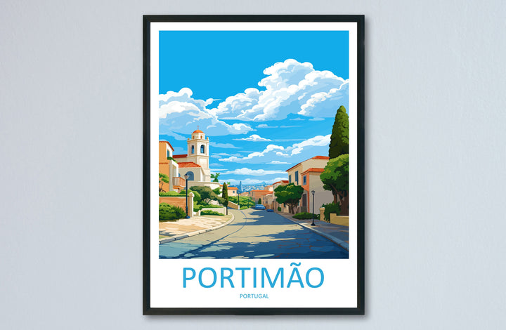 Portimão Travel Print Wall Art Portimão Wall Hanging Home Décor Portimão Gift Art Lovers Portugal Art Lover Gift Portimão Wall Décor