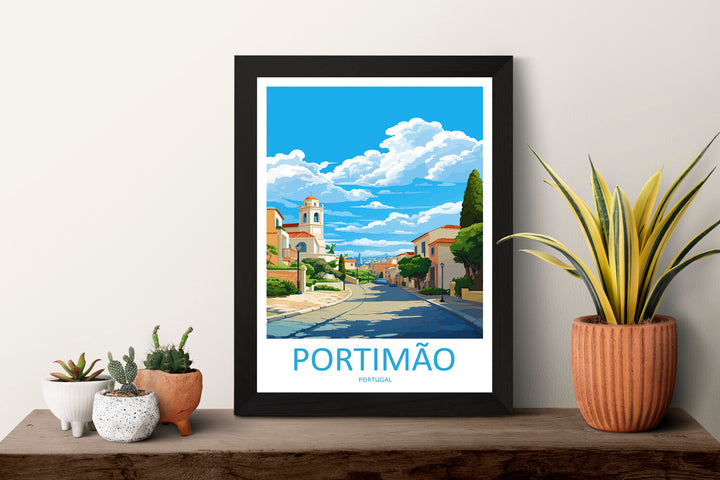 Portimão Travel Print Wall Art Portimão Wall Hanging Home Décor Portimão Gift Art Lovers Portugal Art Lover Gift Portimão Wall Décor