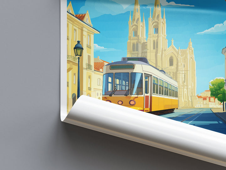 Lisbon Travel Print Wall Art Lisbon Wall Hanging Home Décor Lisbon Gift Art Lovers Portugal Art Lover Gift Lisbon Poster