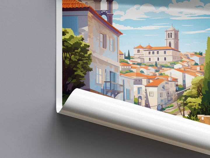 Leiria Travel Print Wall Art Leiria Wall Hanging Home Décor Leiria Gift Art Lovers Portugal Art Lover Gift Leiria Poster