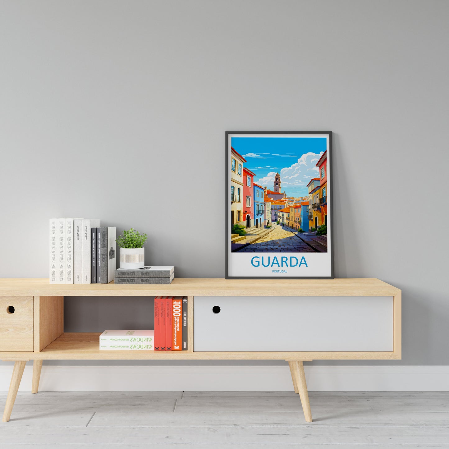 Guarda Travel Print Wall Art Guarda Wall Hanging Home Décor Guarda Gift Art Lovers Portugal Art Lover Gift Guarda Poster