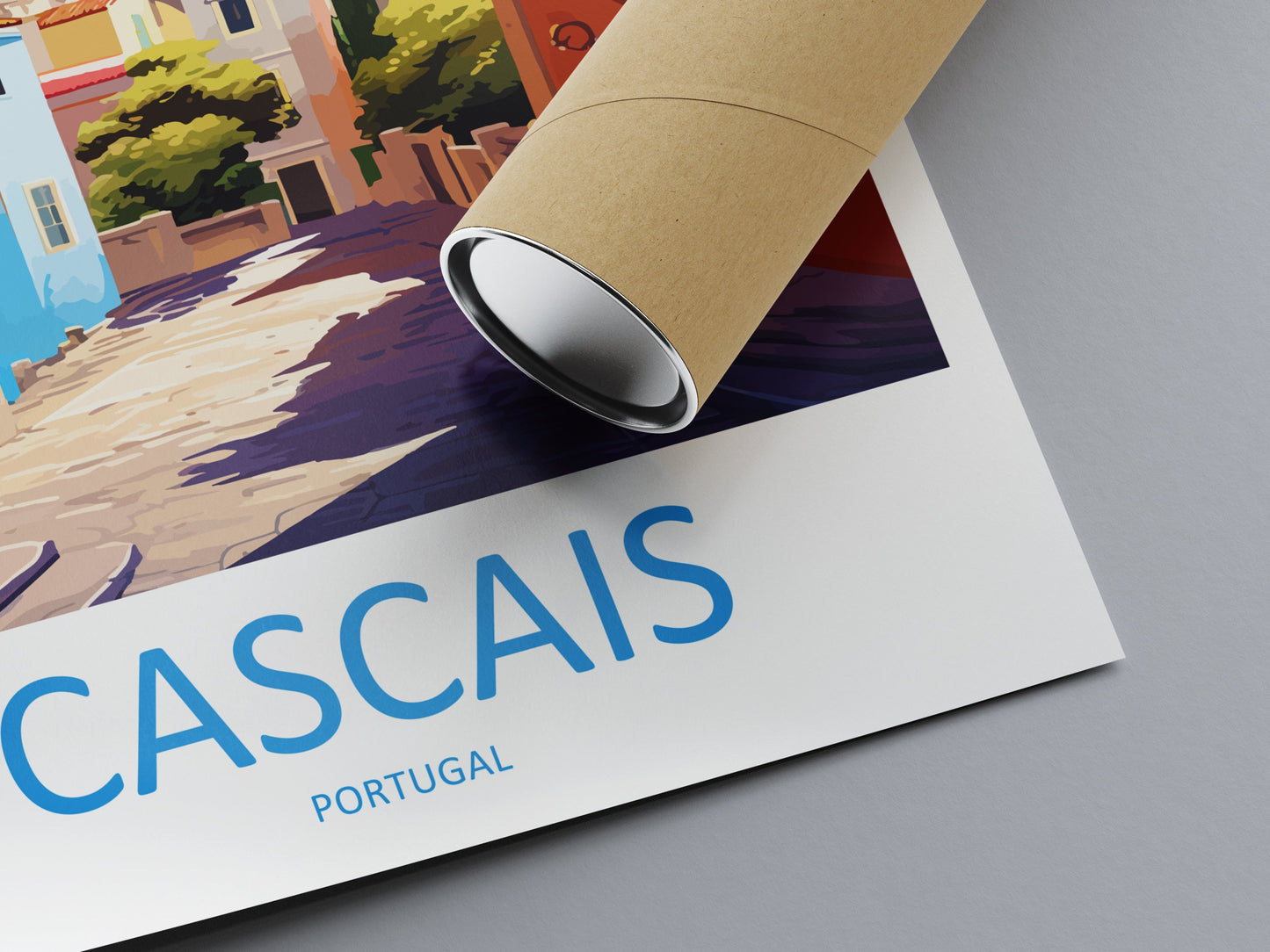 Cascais Travel Print Wall Art Cascais Wall Hanging Home Décor Cascais Gift Art Lovers Portugal Art Lover Gift Cascais Wall Art