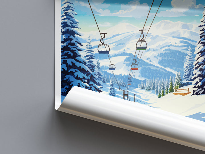 Vail Ski Resort Travel Print Wall Art Vail Ski Resort Wall Hanging Home Décor Vail Gift Art Lovers Ski Art Lover Gift Vail Print Skiing