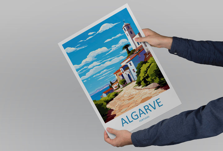 Algarve Travel Print Wall Art Algarve Wall Hanging Home Décor Algarve Gift Art Lovers Portugal Art Lover Gift Algarve Wall Art
