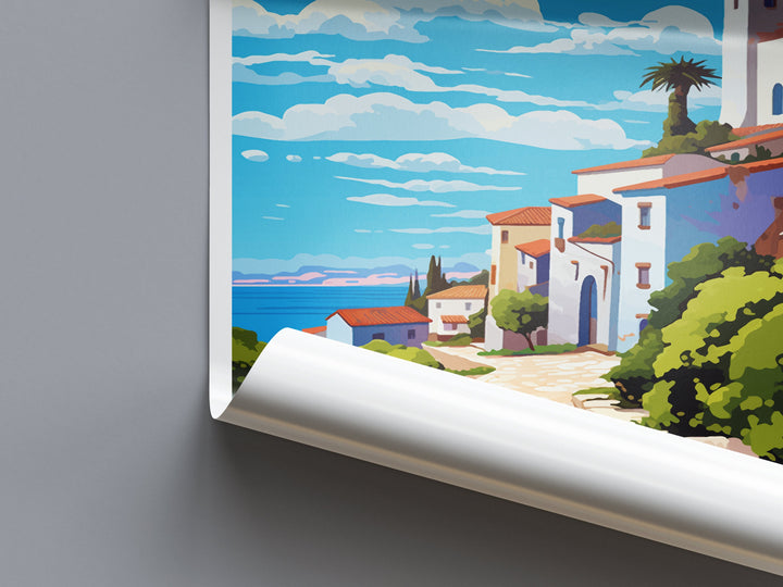 Algarve Travel Print Wall Art Algarve Wall Hanging Home Décor Algarve Gift Art Lovers Portugal Art Lover Gift Algarve Wall Art