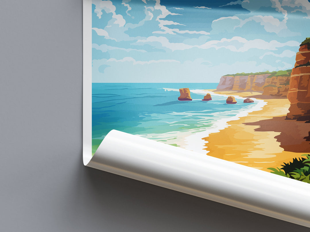 Algarve Travel Print Wall Art Algarve Wall Hanging Home Décor Algarve Gift Art Lovers Portugal Art Lover Gift Algarve Wall Art