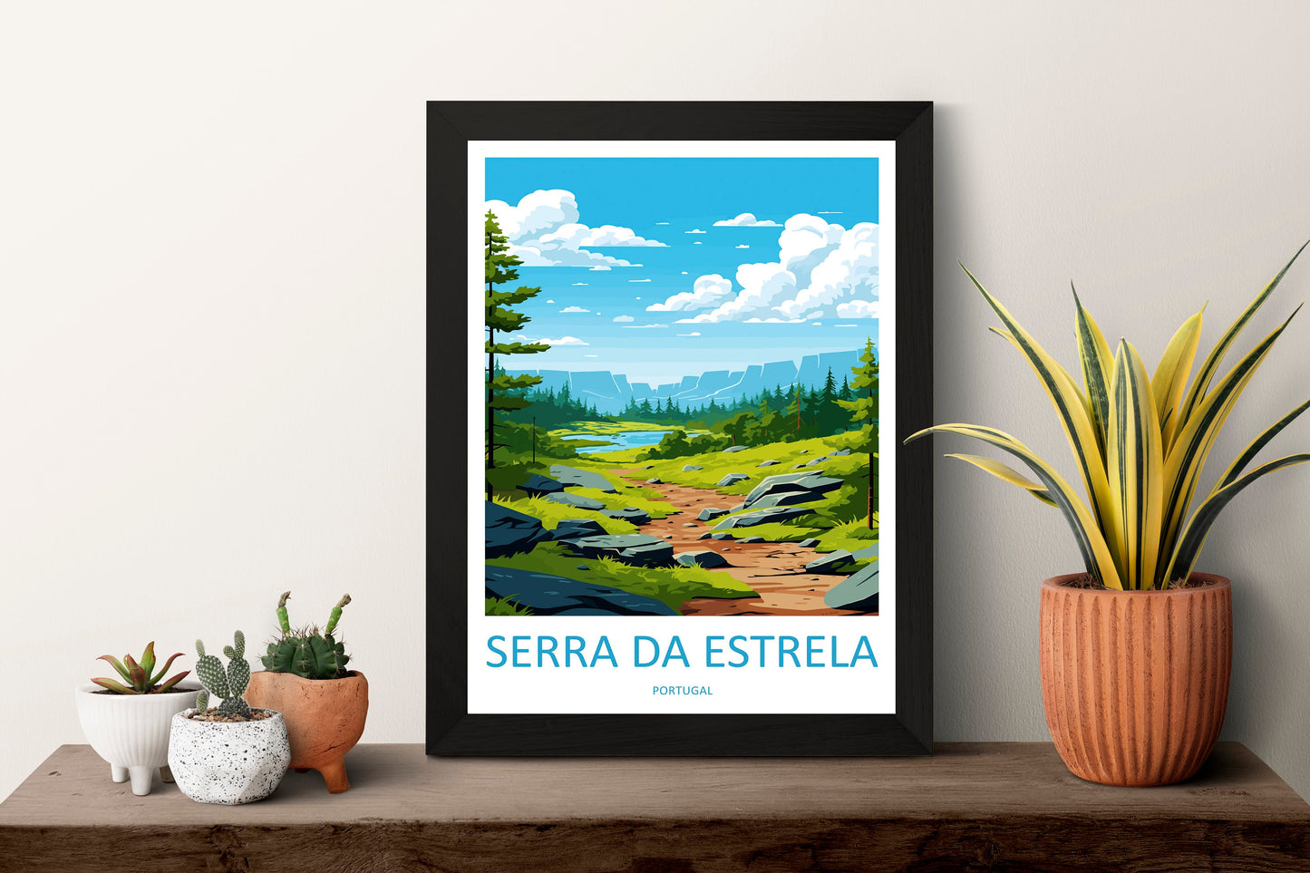 Serra Da Estrela Travel Print Wall Art Serra Da Estrela Wall Hanging Home Décor Serra Da Estrela Gift Art Lovers Portugal Art Lover Gift