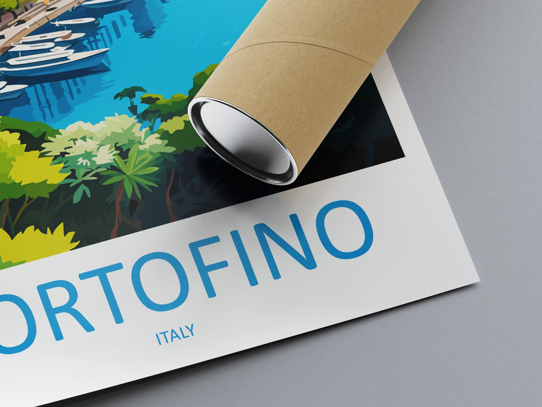 Portofino Travel Print Wall Art Portofino Wall Hanging Home Décor Portofino Gift Art Lovers Italy Art Lover Gift Portofino Print Portofino