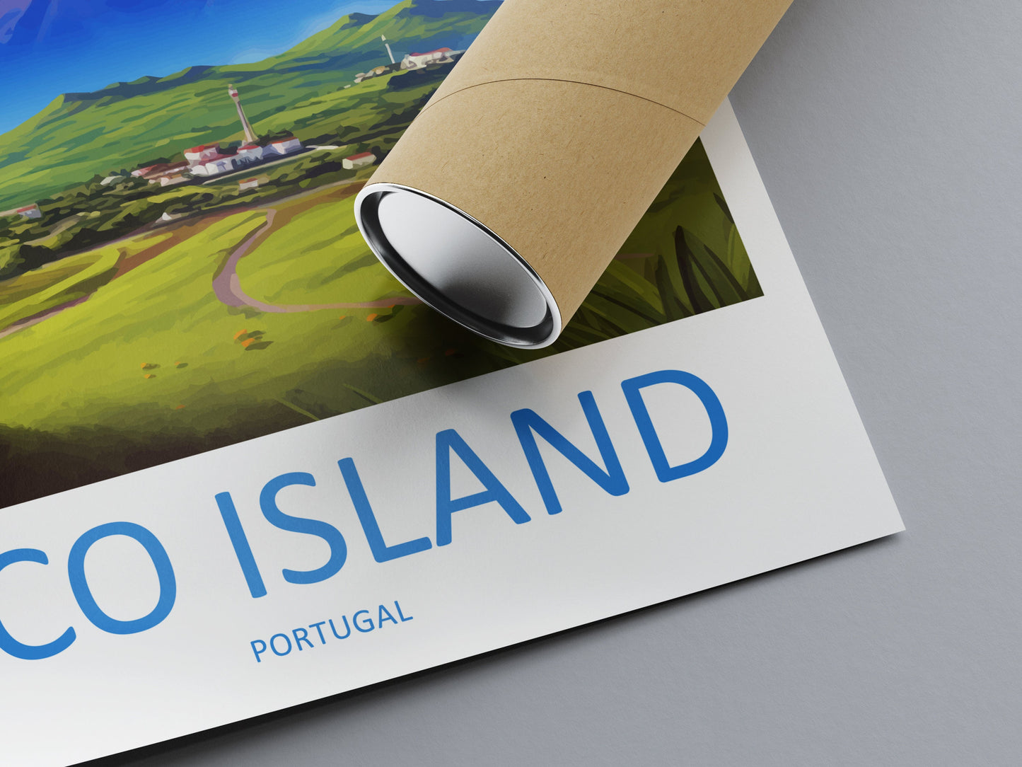Pico Island Travel Print Wall Art Pico Island Wall Hanging Home Décor Pico Island Gift Art Lovers Portugal Art Lover Gift