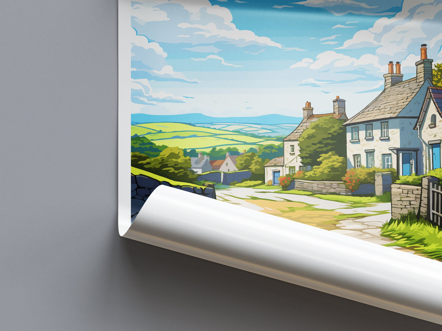 Altarnun Travel Print Wall Art Altarnun Wall Hanging Home Décor Altarnun Gift Art Lovers England Art Lover Gift Altarnun Travel Souvenir