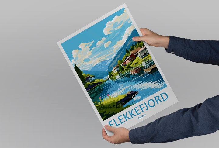 Flekkefjord Travel Print Flekkefjord Norway Home Décor Flekkefjord Art Print Room Print For Flekkefjord Gift Art