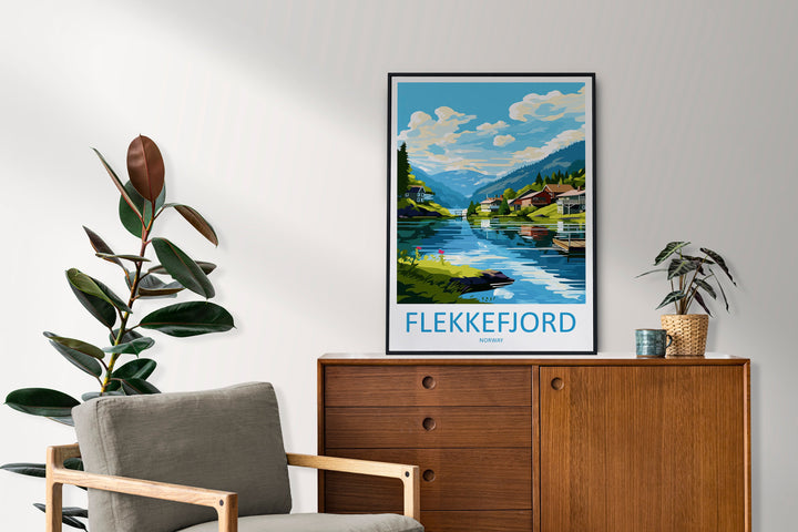 Flekkefjord Travel Print Flekkefjord Norway Home Décor Flekkefjord Art Print Room Print For Flekkefjord Gift Art
