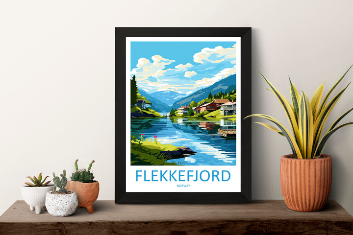 Flekkefjord Travel Print Flekkefjord Norway Home Décor Flekkefjord Art Print Room Print For Flekkefjord Gift Art