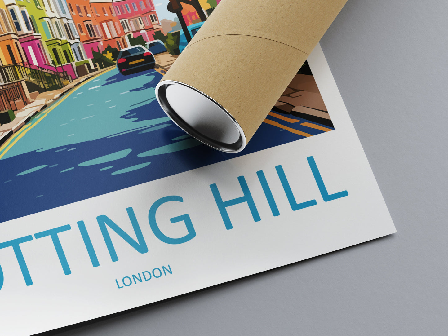 Notting Hill Travel Print Wall Art Notting Hill Wall Hanging Home Décor London Gift Art Lovers Notting Hill Art Lover Gift London