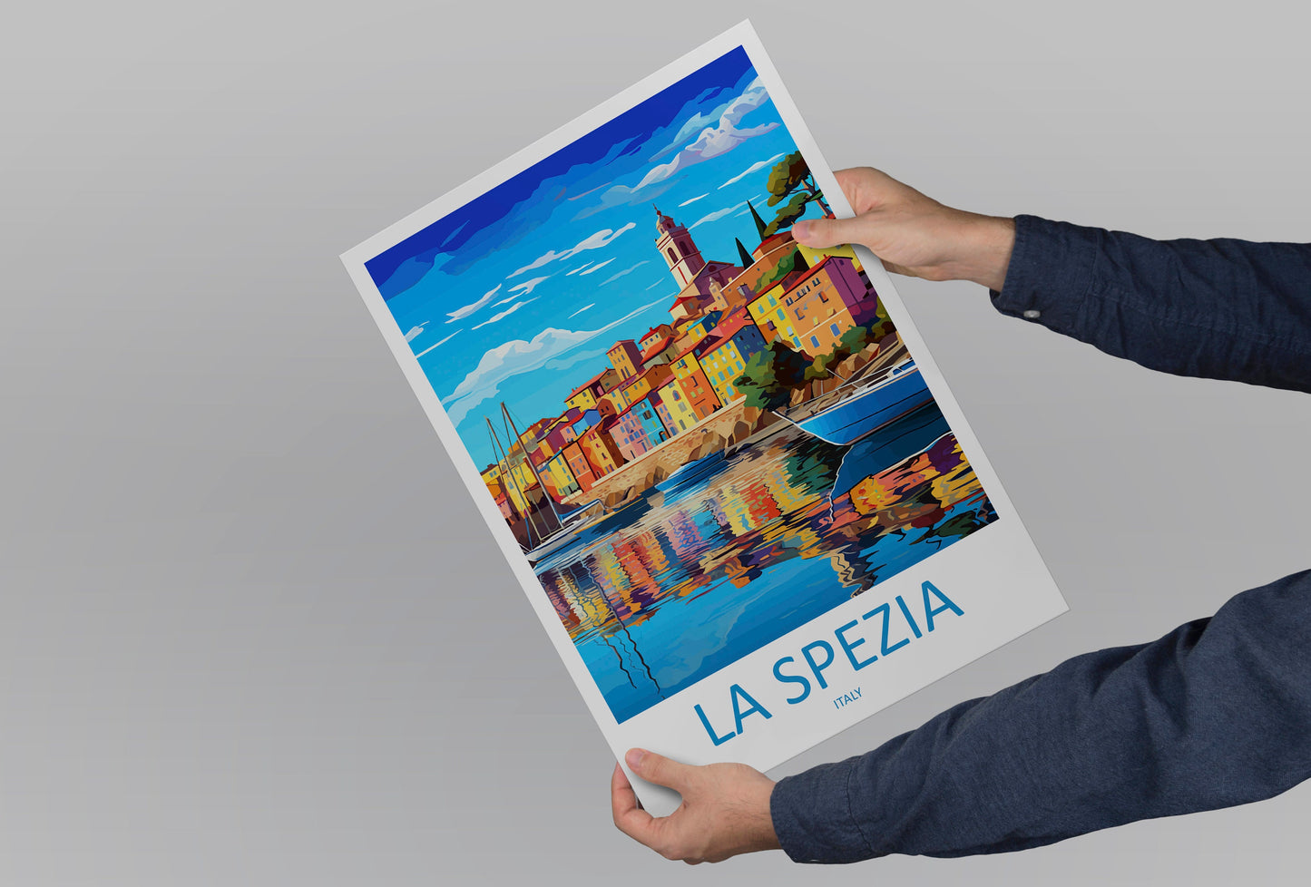 La Spezia Travel Print Wall Art La Spezia Wall Hanging Home Décor La Spezia Gift Art Lovers Italy Art Lover Gift La Spezia Print La Spezia