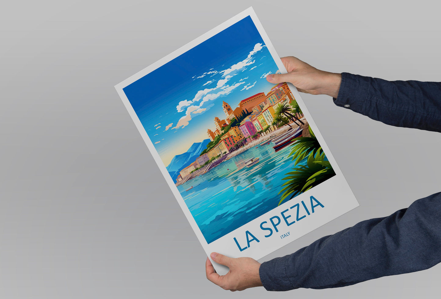 La Spezia Travel Print Wall Art La Spezia Wall Hanging Home Décor La Spezia Gift Art Lovers Italy Art Lover Gift La Spezia Print La Spezia