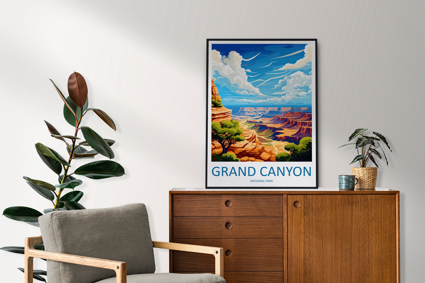 Grand Canyon National Park Travel Print Wall Art Grand Canyon Wall Hanging Home Décor Grand Canyon Gift Art Lovers Arizona Art Lover Gift