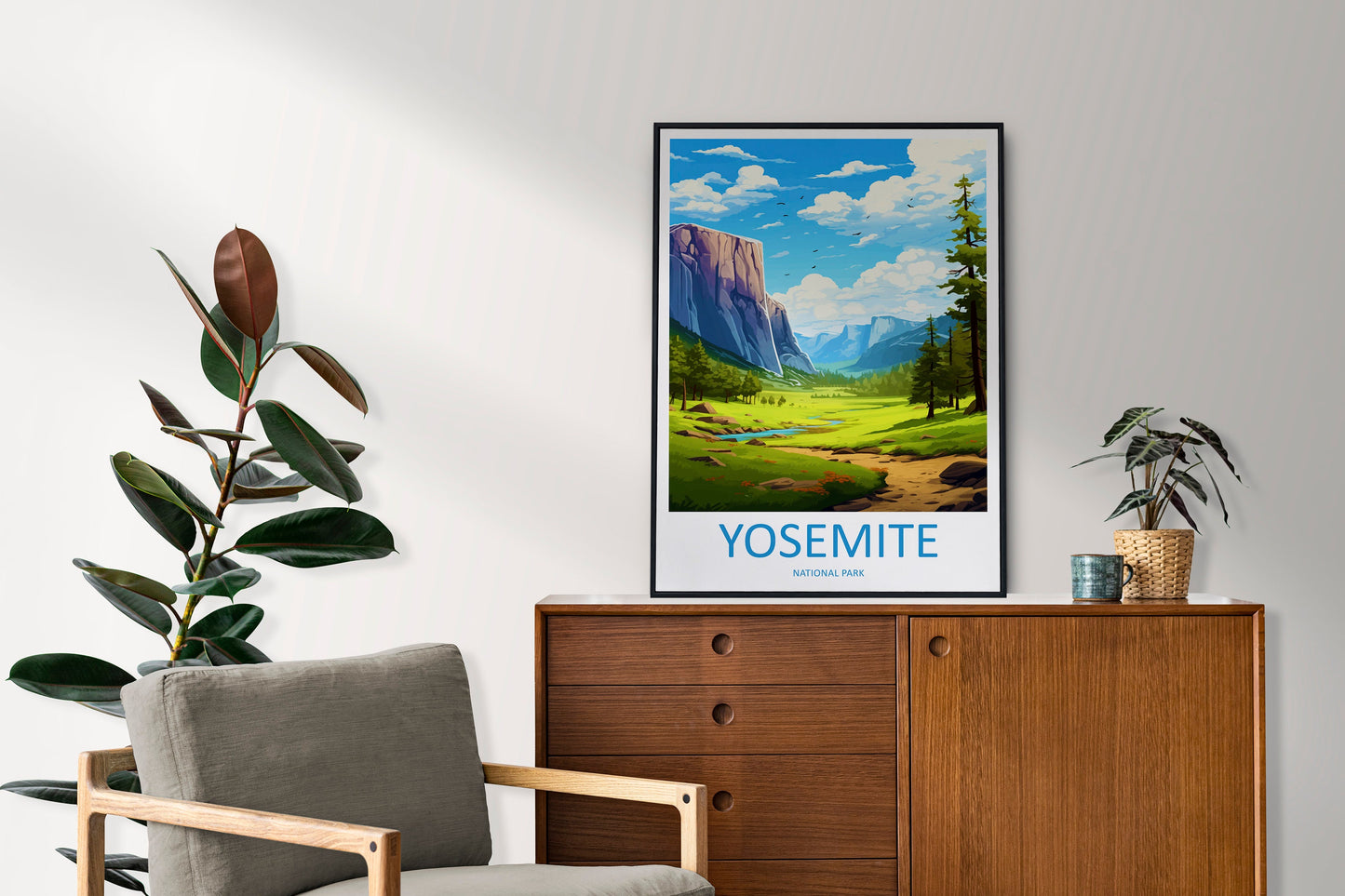Yosemite Travel Print Wall Art Yosemite Wall Hanging Home Decor National Park Gift Yosemite Lovers National Park Wall Yosemite National Park