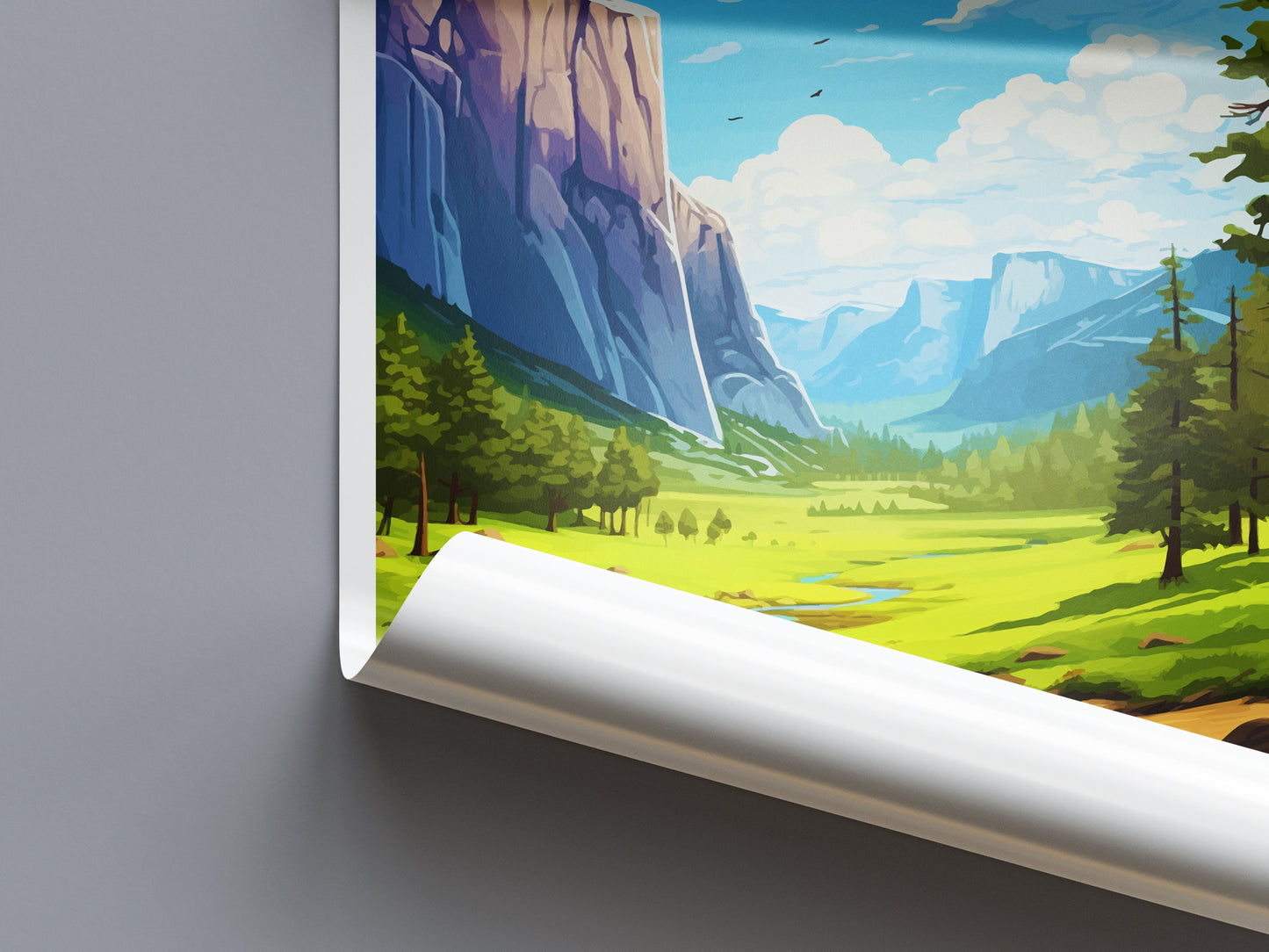 Yosemite Travel Print Wall Art Yosemite Wall Hanging Home Decor National Park Gift Yosemite Lovers National Park Wall Yosemite National Park