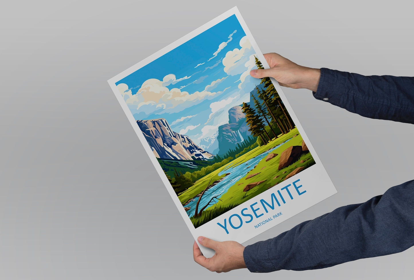 Yosemite Travel Print Wall Art Yosemite Wall Hanging Home Decor National Park Gift Yosemite Lovers National Park Wall Yosemite National Park