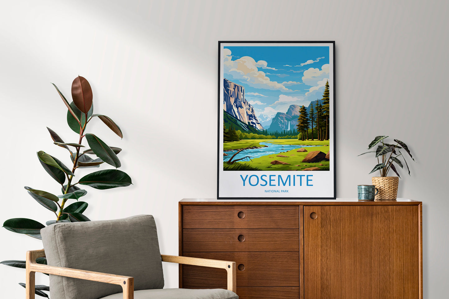 Yosemite Travel Print Wall Art Yosemite Wall Hanging Home Decor National Park Gift Yosemite Lovers National Park Wall Yosemite National Park