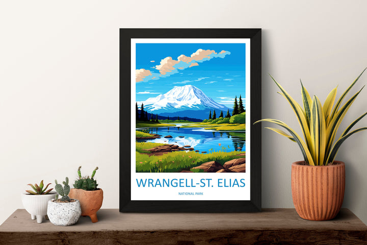 Wrangell-St. Elias National Park Travel Print Wall Art Wrangell-St. Elias National Park Wall Hanging Home Décor Wrangell-St. Elias National
