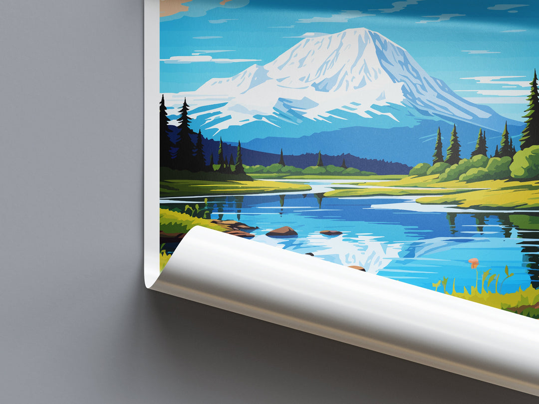 Wrangell-St. Elias National Park Travel Print Wall Art Wrangell-St. Elias National Park Wall Hanging Home Décor Wrangell-St. Elias National